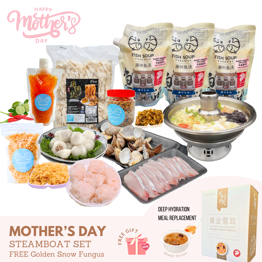 Mother's Day Steamboat Bundle $88 (free 1 box Golden Snow Fungus)