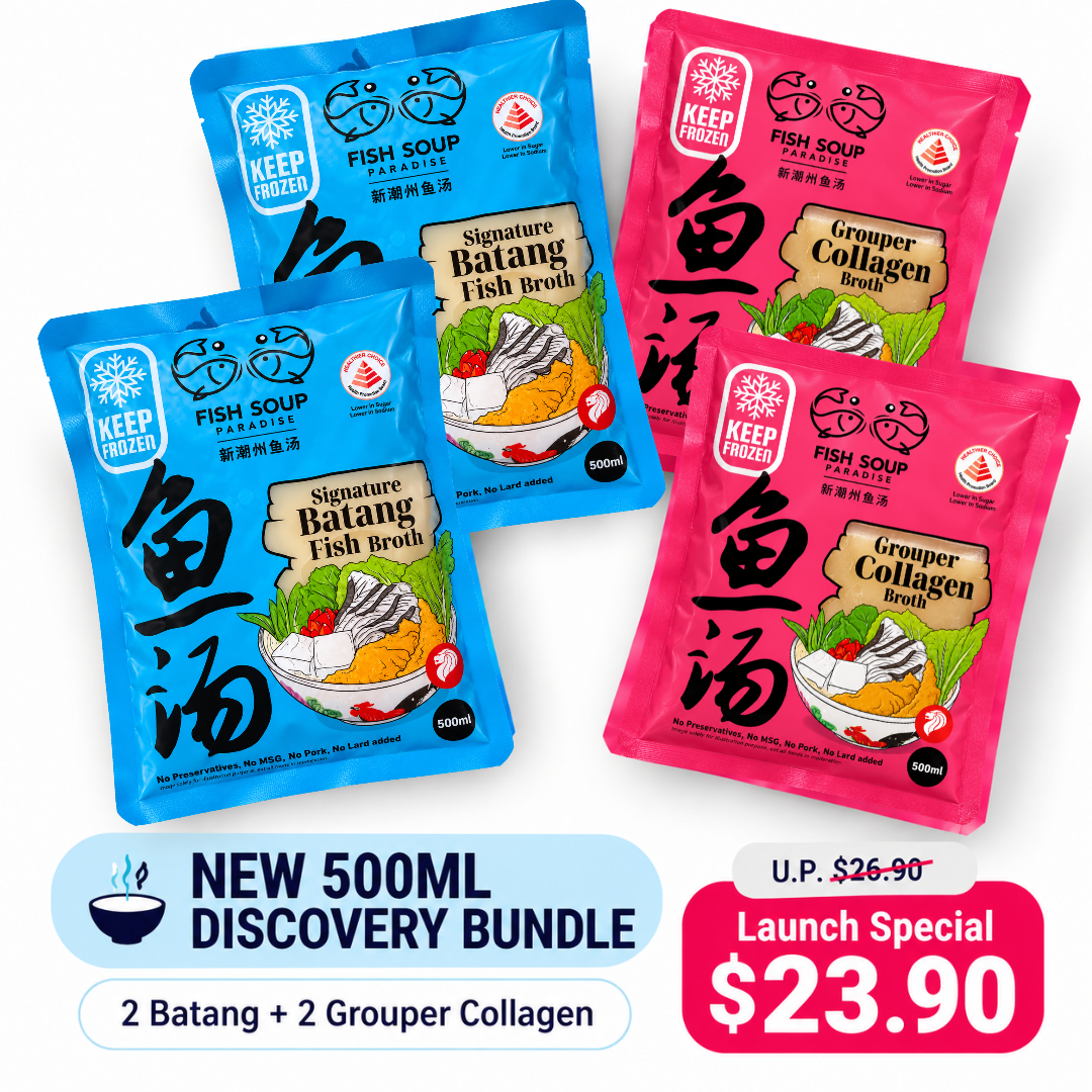 500ml Discovery Bundle | 2 Batang + 2 Grouper Collagen Broth