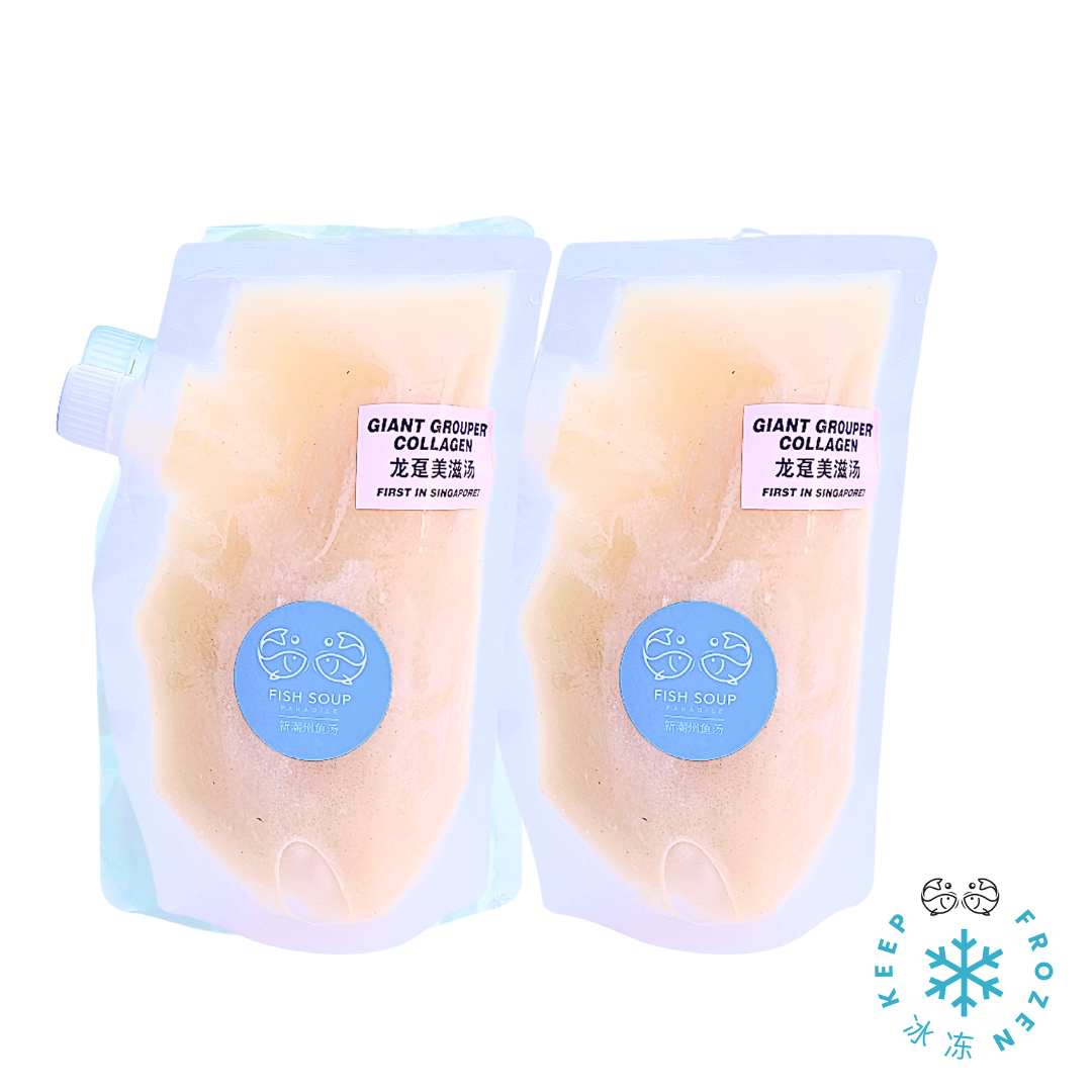 Giant Grouper Collagen Broth 龙趸美滋汤 500ml (Frozen)