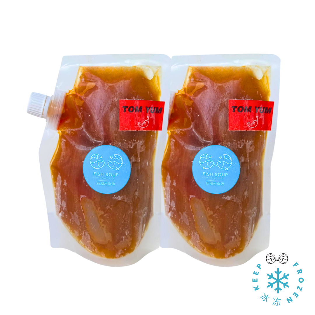 Tom Yum Fish Broth  东炎鱼汤 500ml (Frozen)