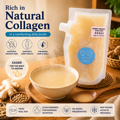 Giant Grouper Collagen Broth 龙趸美滋汤 500ml (Frozen)