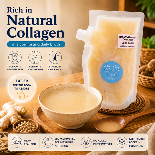 Giant Grouper Collagen Broth 龙趸美滋汤 500ml (Frozen)