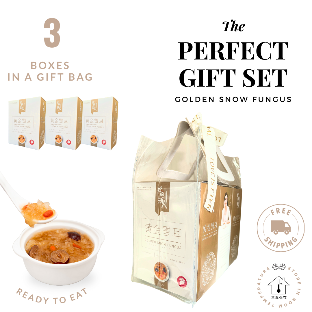 Gift Bundle - Golden Snow Fungus - 黄金雪耳 (3 boxes)