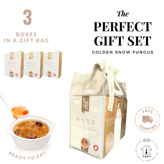 Gift Bundle - Golden Snow Fungus - 黄金雪耳 (3 boxes)