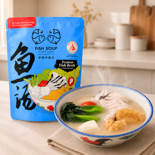 Premium Fish Broth Concentrate  浓缩版 - 潮州鱼汤 135g [Room Temperature]