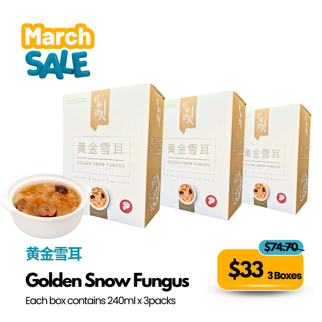 March Sale - Golden Snow Fungus - 黄金雪耳